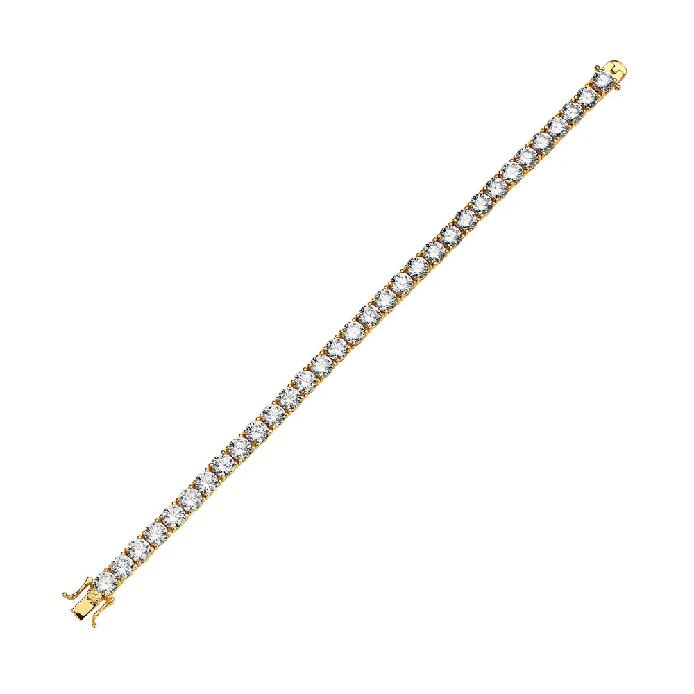 925 Sterling Silver Cubic Zirconia Tennis Bracelet
