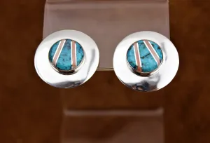 Abraham Begay Round Earrings