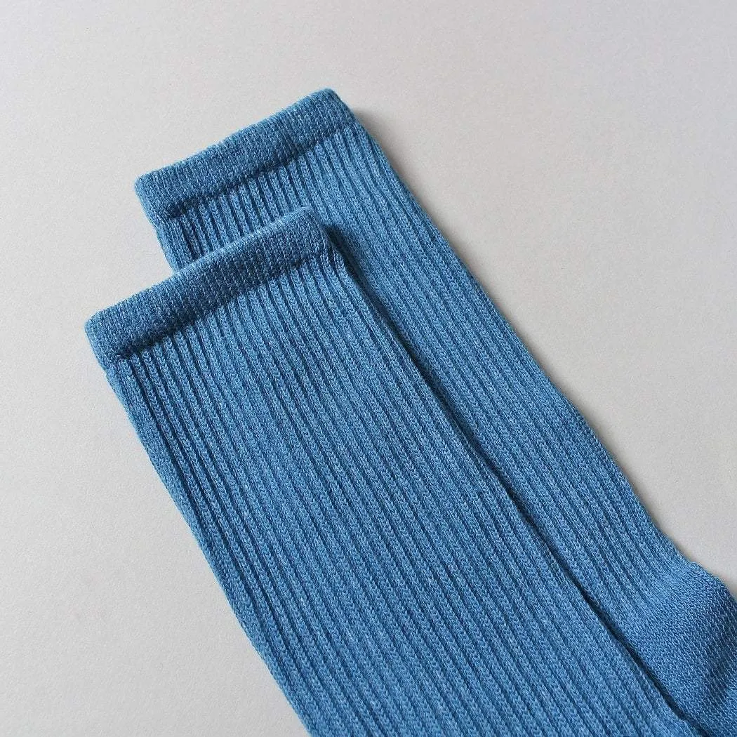 American Trench Silver Crew Socks