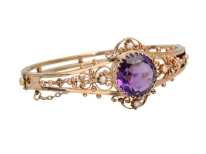 Amethyst Pearl Bracelet - Original Box!