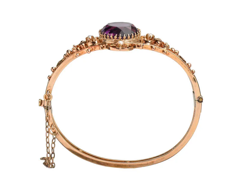 Amethyst Pearl Bracelet - Original Box!