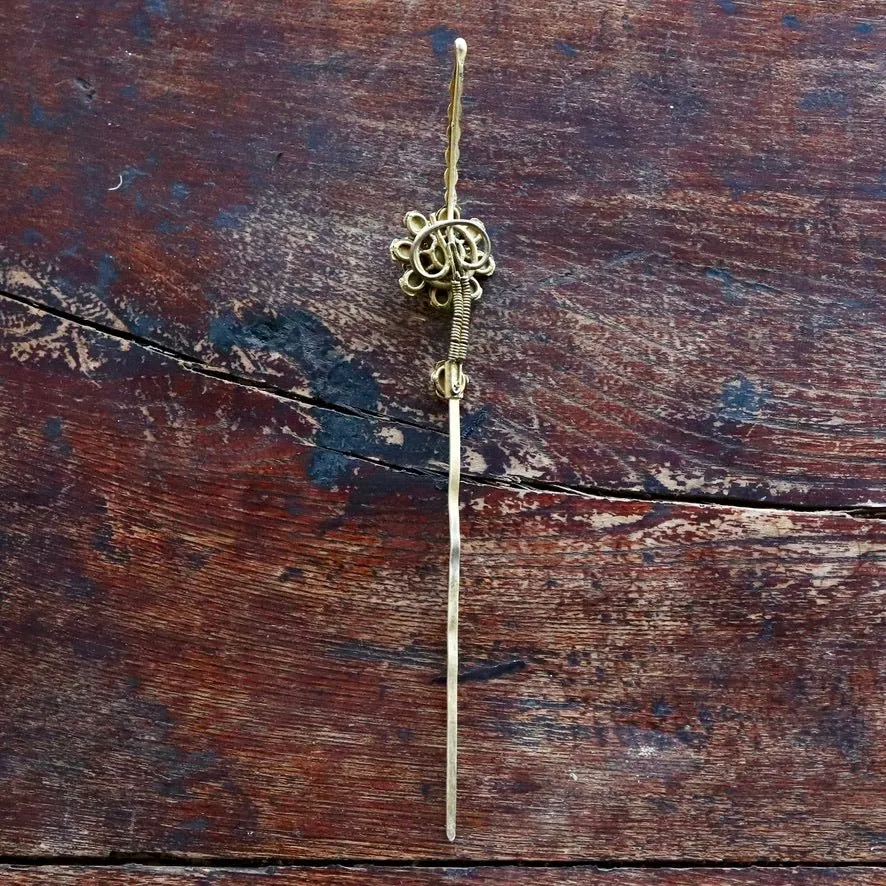 Antique Tian-Tsui (點翠) Hair Pin - Large