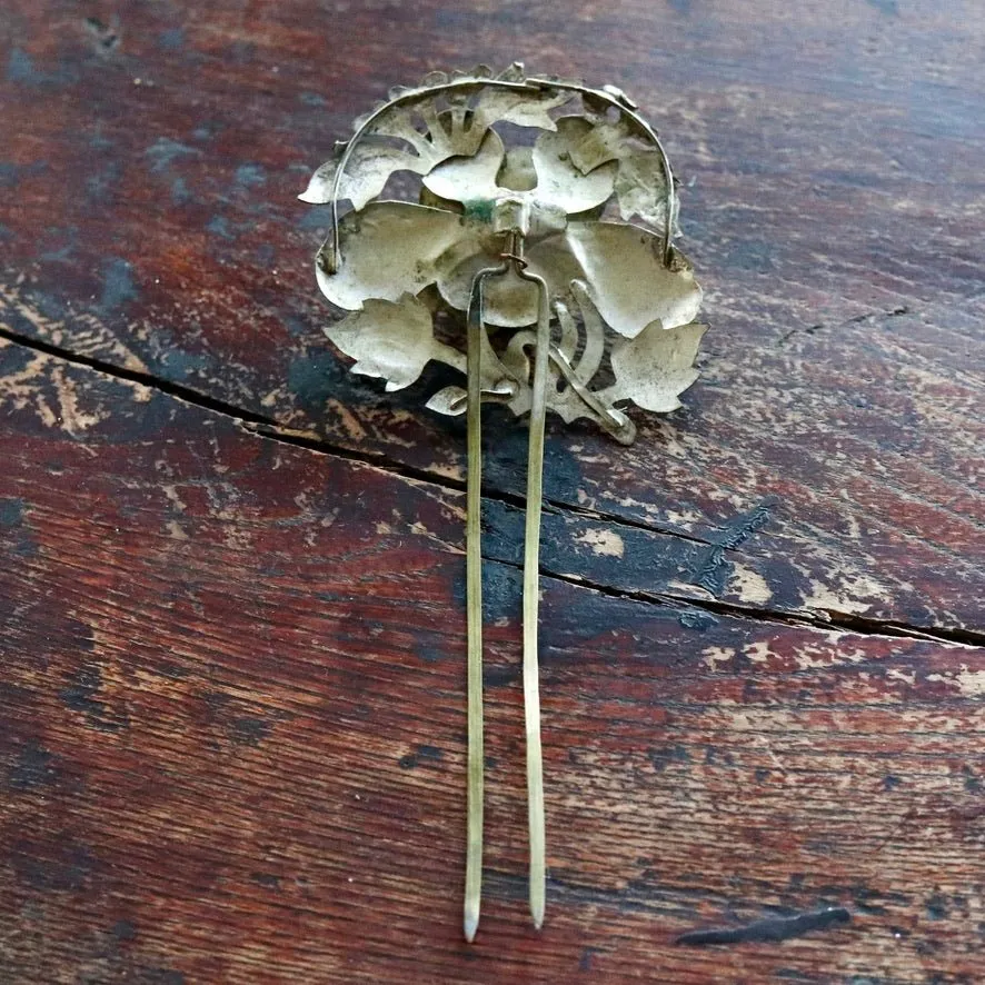 Antique Tian-Tsui (點翠) Hair Pin - Large