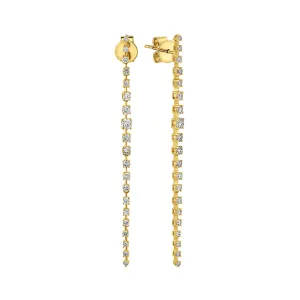 Aurelle Diamond Dangle Earrings