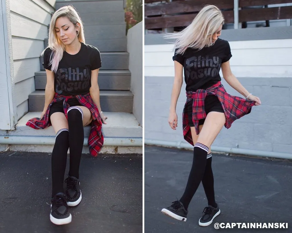 Black Twill No-Ring VLK Sneaker