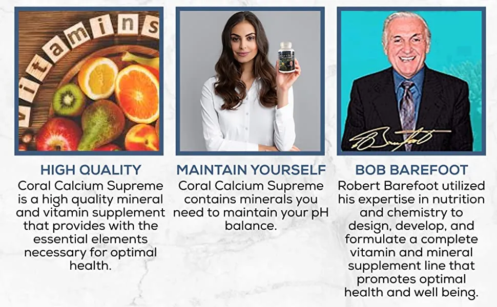 Bobs Best, Coral Calcium Supreme 90 Count (Pack of 2)