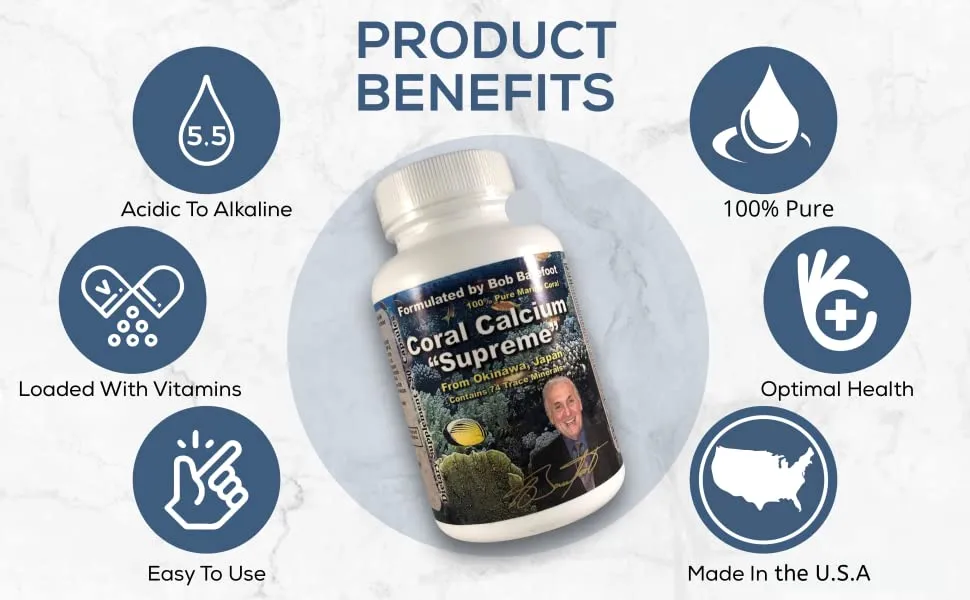 Bobs Best, Coral Calcium Supreme 90 Count (Pack of 2)