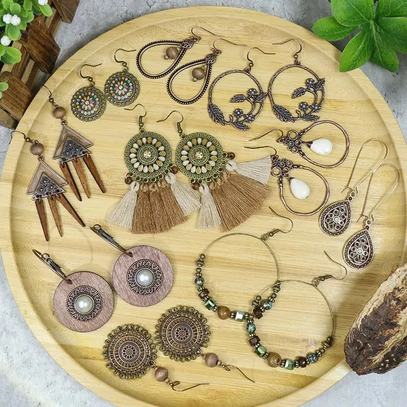 Boho Chic Treasures Earrings Collection
