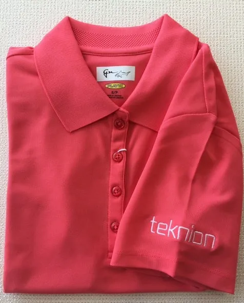 Branded Coral Golf Shirt WomanS