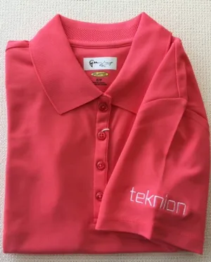 Branded Coral Golf Shirt WomanS