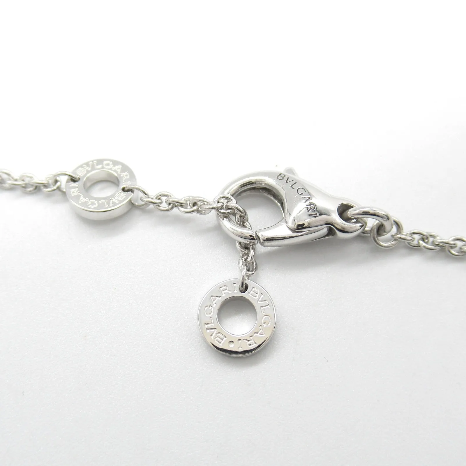 Bvlgari Diamond Onyx Necklace K18WG