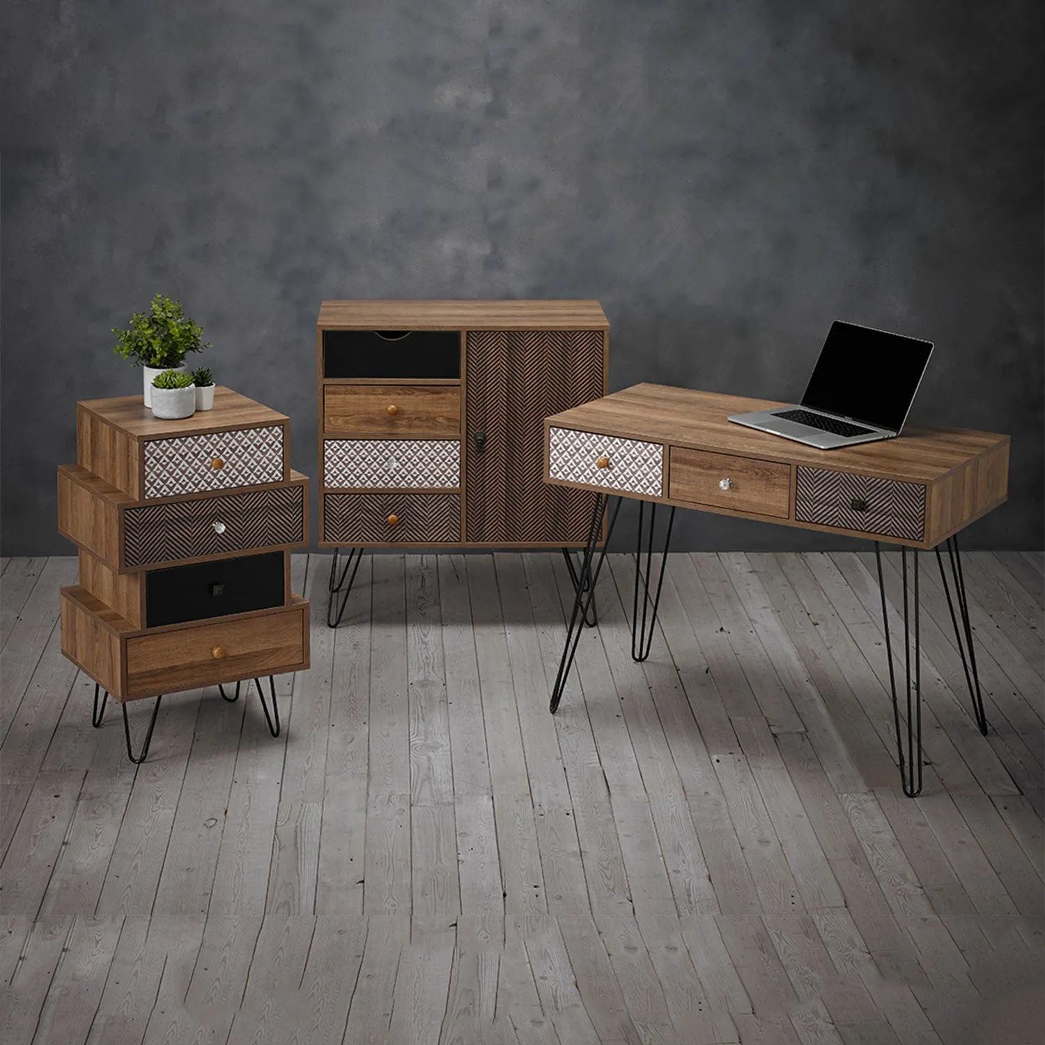 Casablanca Chest of 4 Solid Wood Drawers
