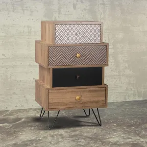 Casablanca Chest of 4 Solid Wood Drawers