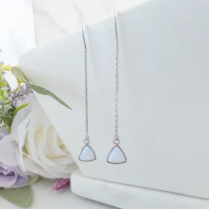 Catalina Threader Earrings - Silver