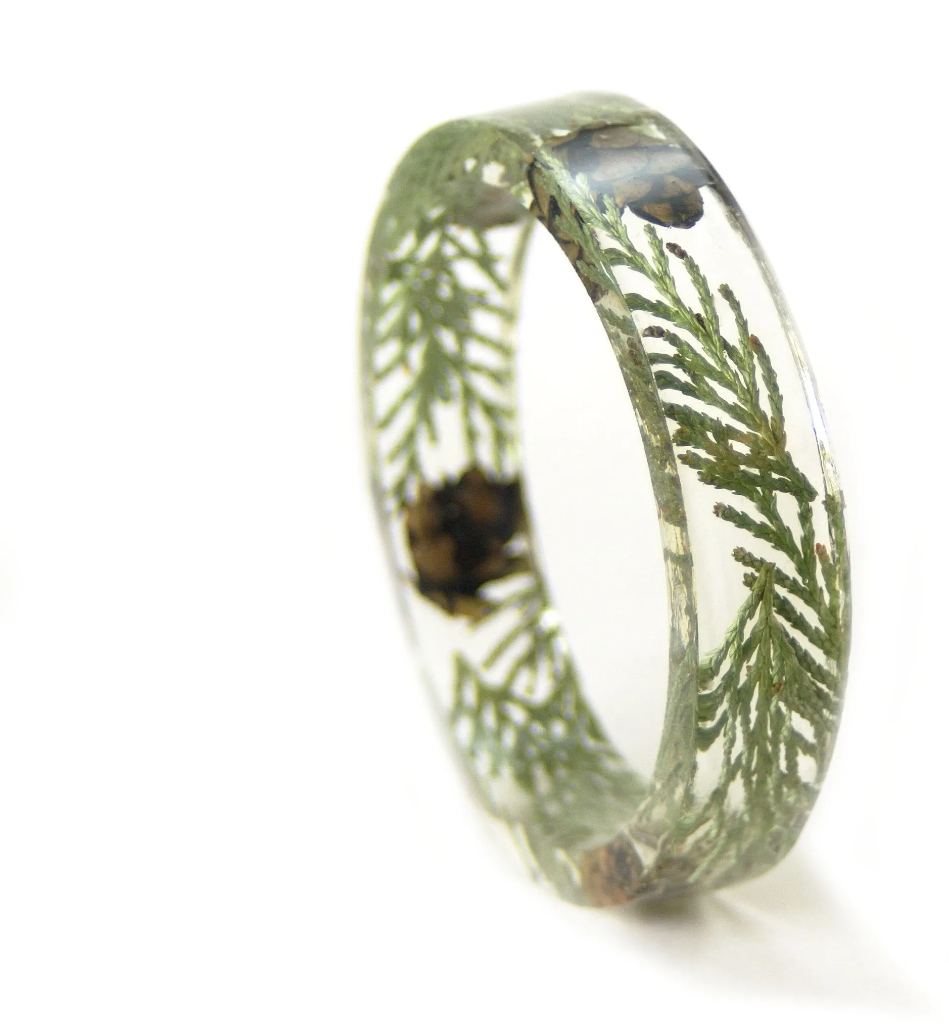 Cedar Forest Resin Bracelet
