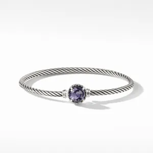 Chatelaine Bracelet with Lavender Amethyst over Hematine