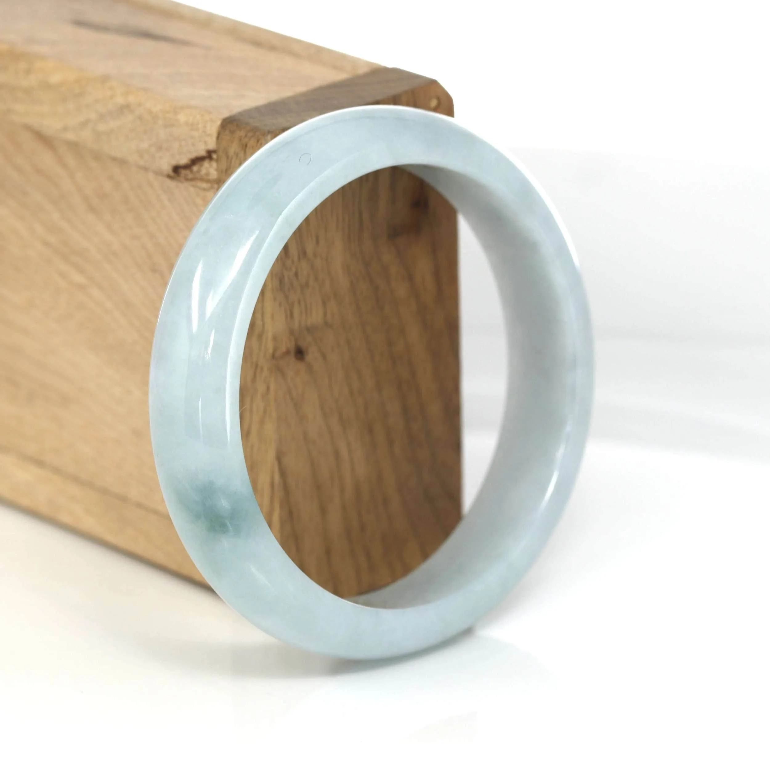 Classic Real Jade Jadeite Bangle Bracelet (56.64 mm) #464