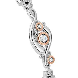 Clogau Pistyll Rhaeadr White Topaz Bangle - 3SSWF0347