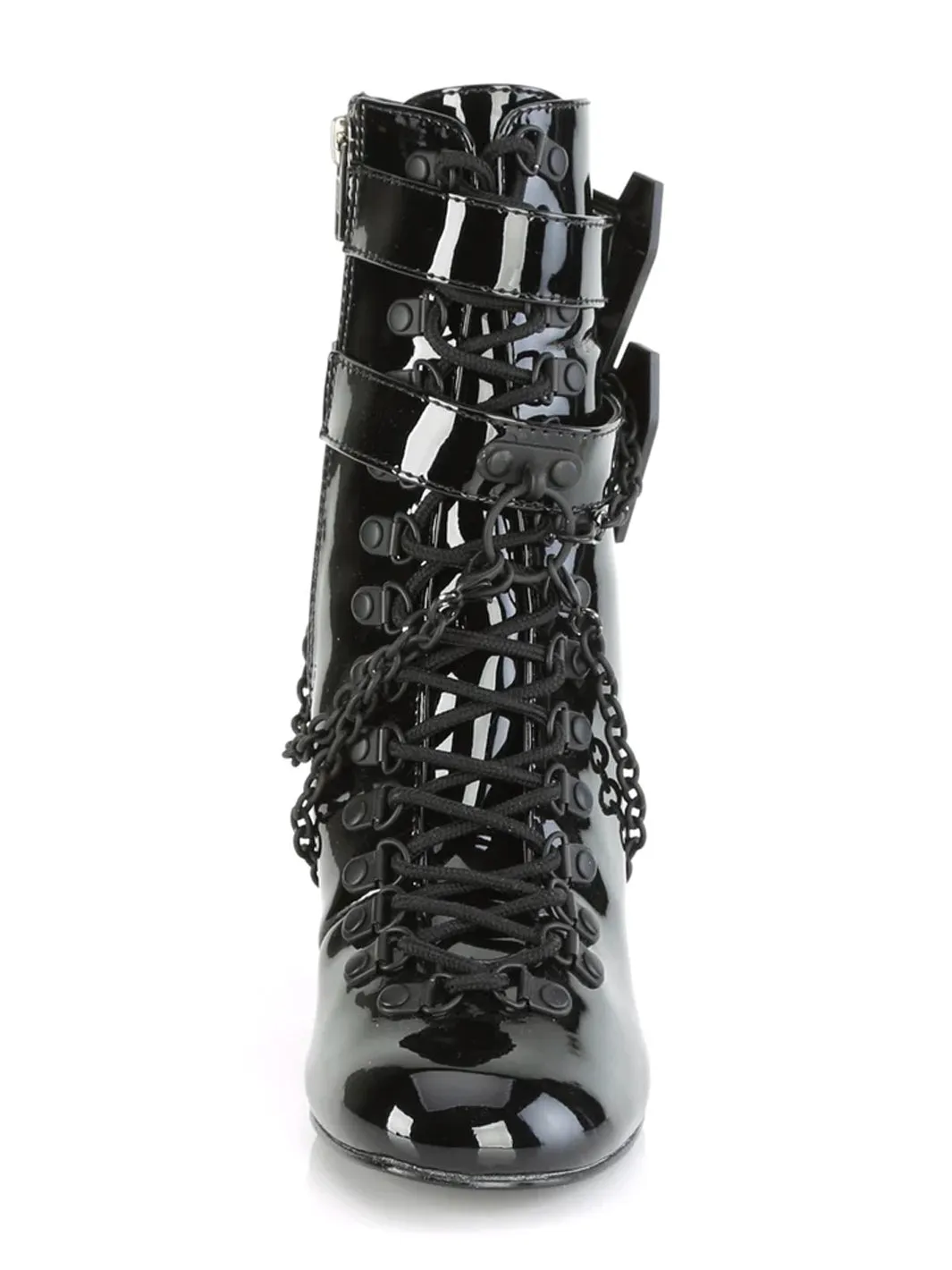DEMONIA VIVIKA-128 - BLACK PATENT ✰ PRE ORDER ✰