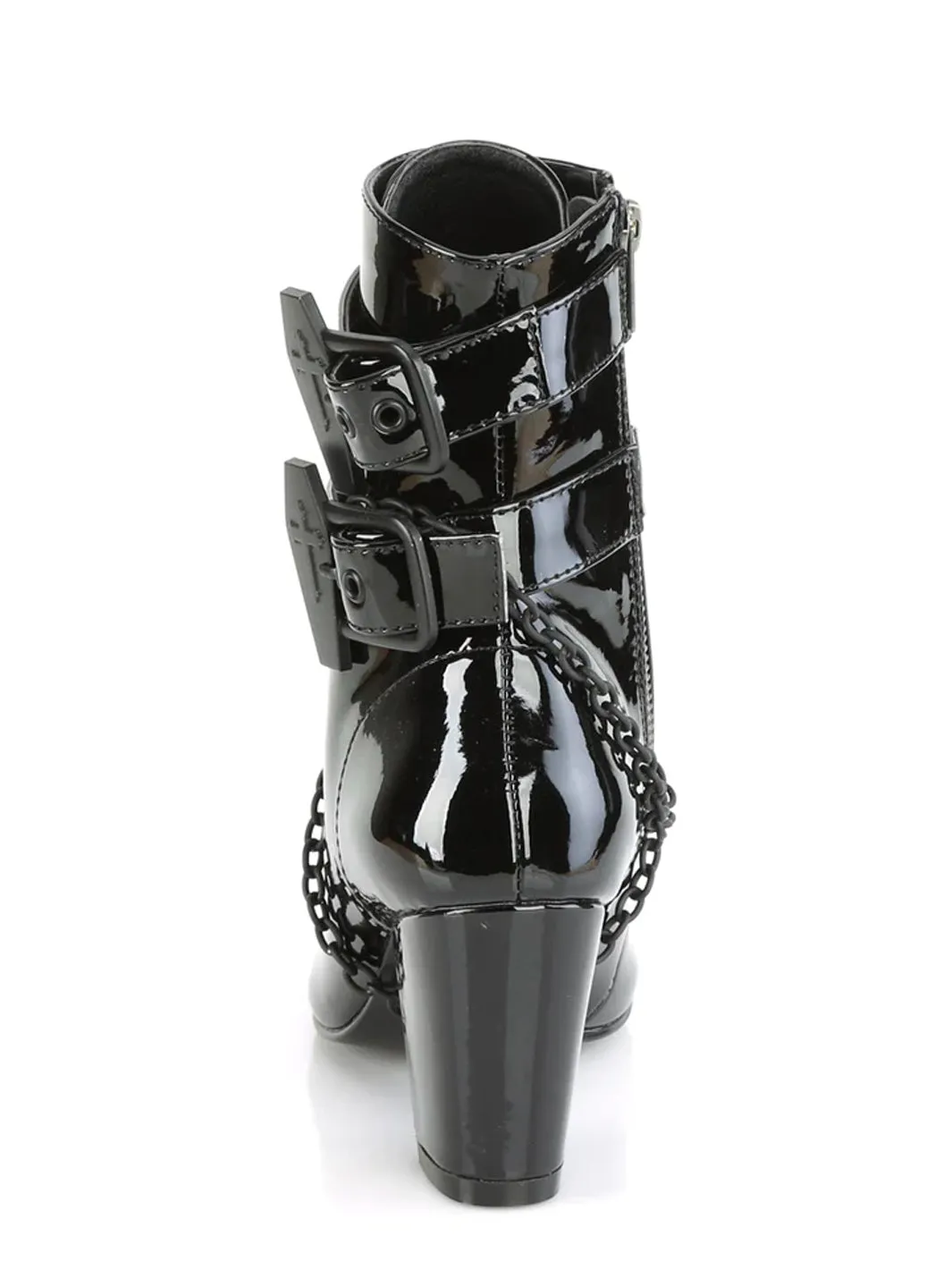 DEMONIA VIVIKA-128 - BLACK PATENT ✰ PRE ORDER ✰