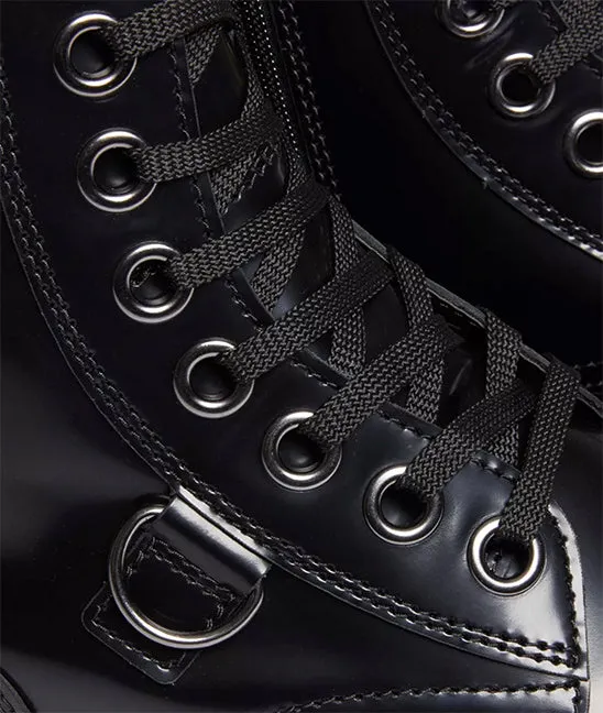 Dr Martens - 8 Eyelet D-Ring Jadon Black Boot