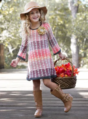 Festive Fall A-Line Twiggy Dress