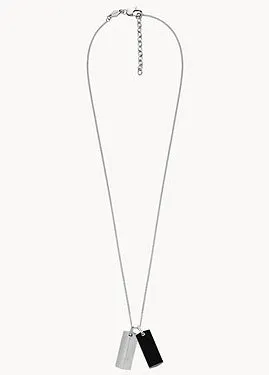 FOSSIL JEWELLERY HARLOW LINEAR TEXTURE BLACK ONYX STAINLESS JF04565040