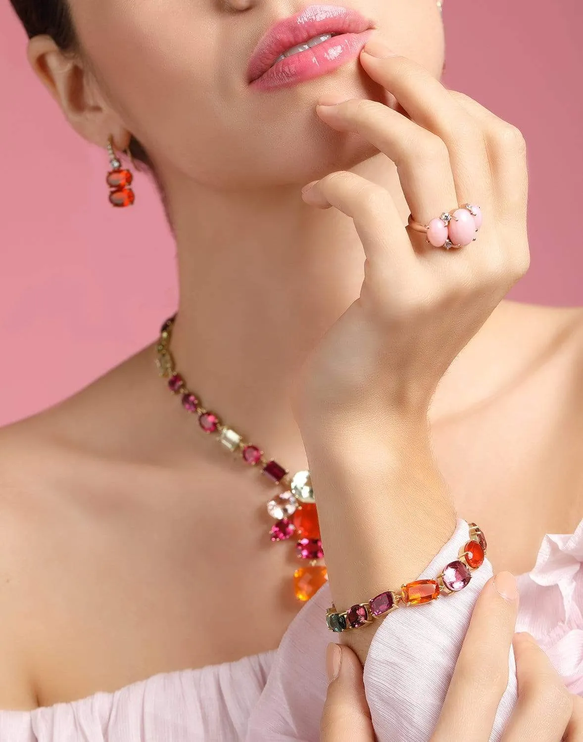 Gemmy Gem Mixed Stone Bracelet