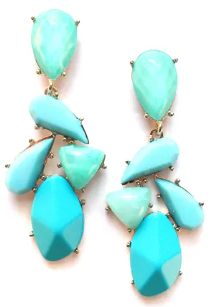 Geo Shapes Dangle Earrings