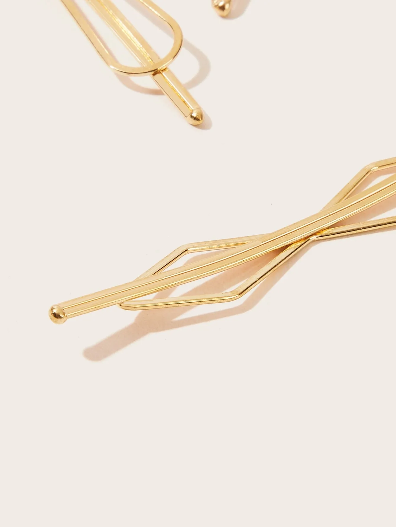 Geometric Design Hairpin 5pcs for Women Barrette Styling Hair Accessories