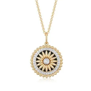 Graceful Diamond Pendant Necklace