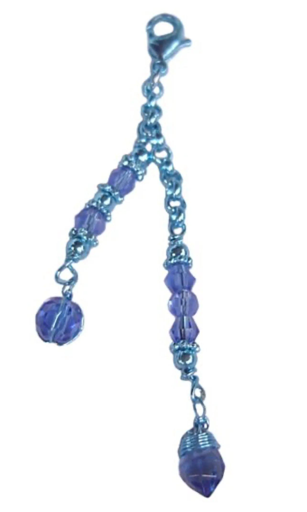 Hair Twister Blue Rainbow - 6 " Mini Hair Wrap