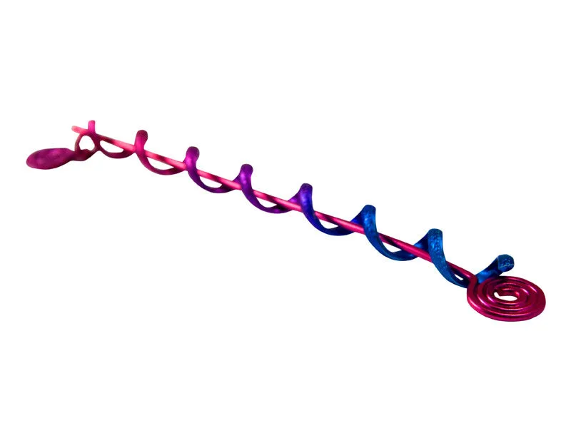 Hair Twister Pink Rainbow - 4" Mini Hair Wrap
