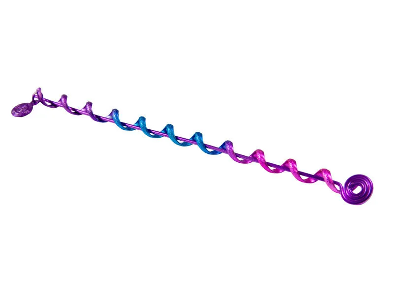 Hair Twister Purple Rainbow - 6" Mini Hair Wrap