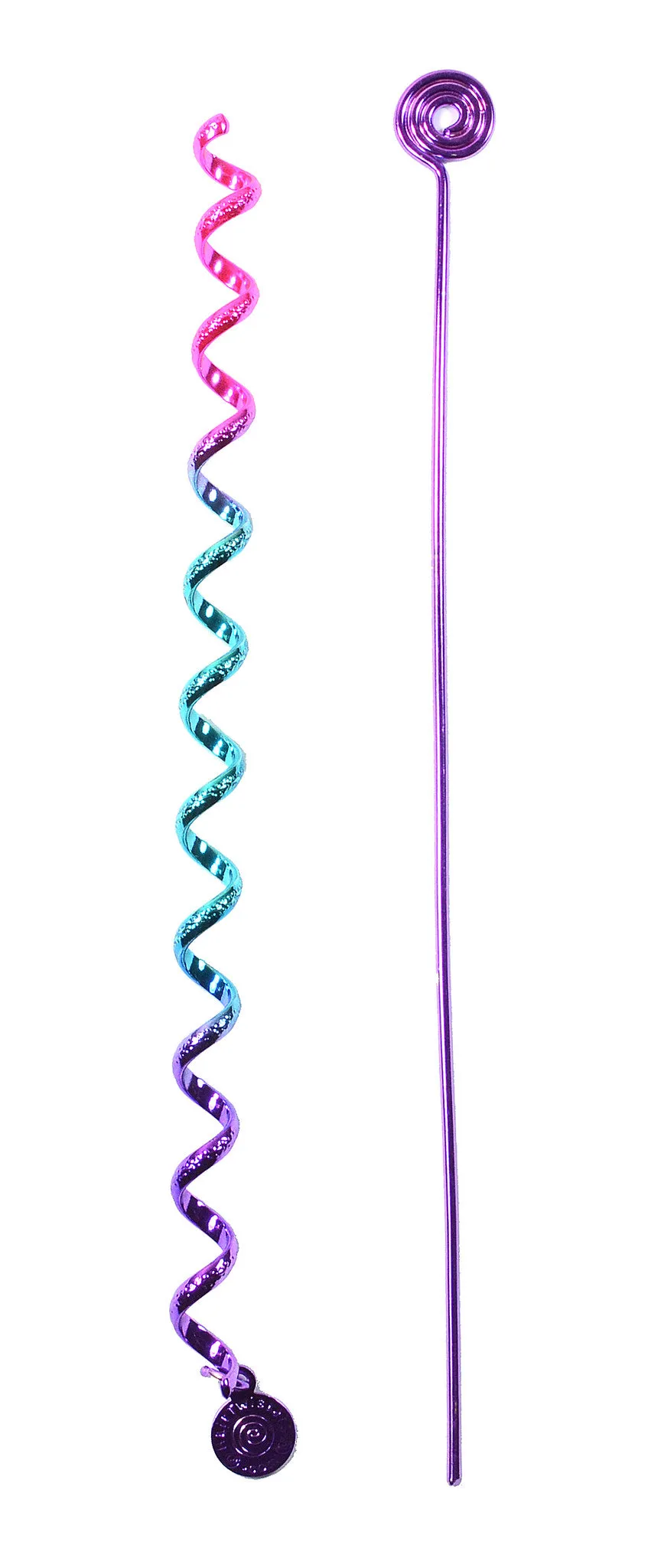 Hair Twister Purple Rainbow - 6" Mini Hair Wrap