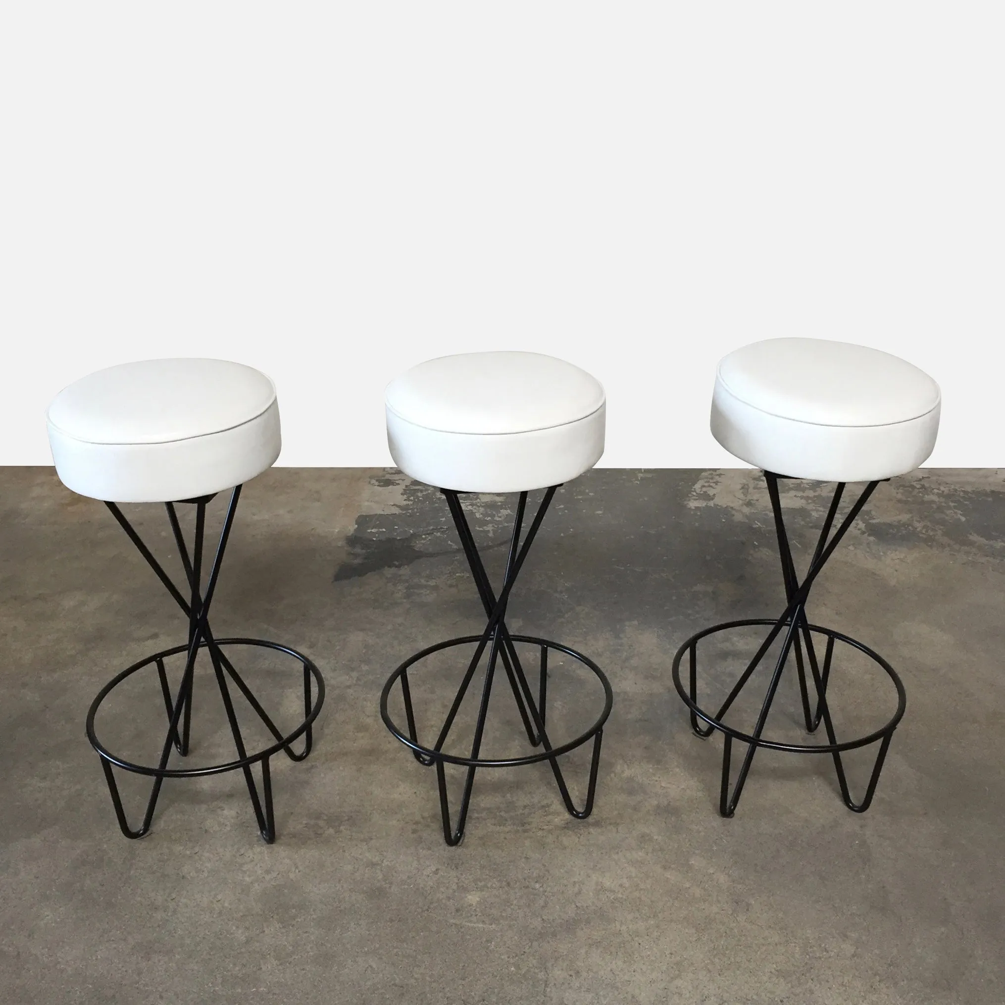 Hairpin Bar Stools (Set of 3)