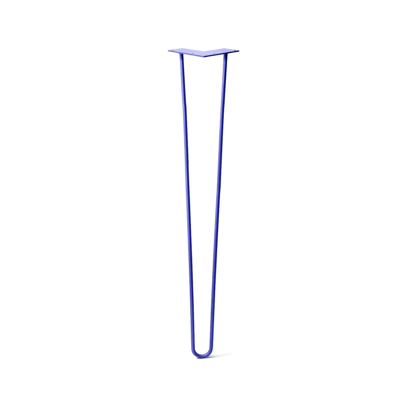 Hairpin Leg (Sold Separately), 2-Rod Design - Blue Powder Coated Finish