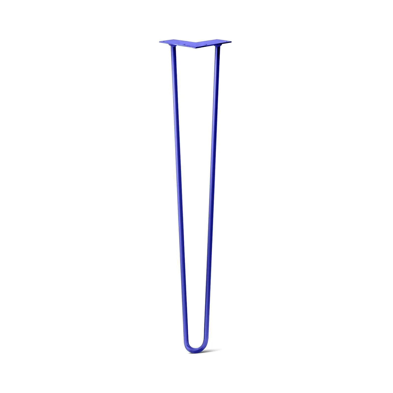 Hairpin Leg (Sold Separately), 2-Rod Design - Blue Powder Coated Finish