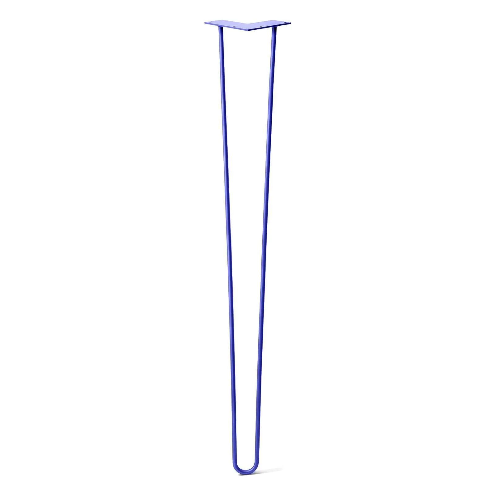 Hairpin Leg (Sold Separately), 2-Rod Design - Blue Powder Coated Finish
