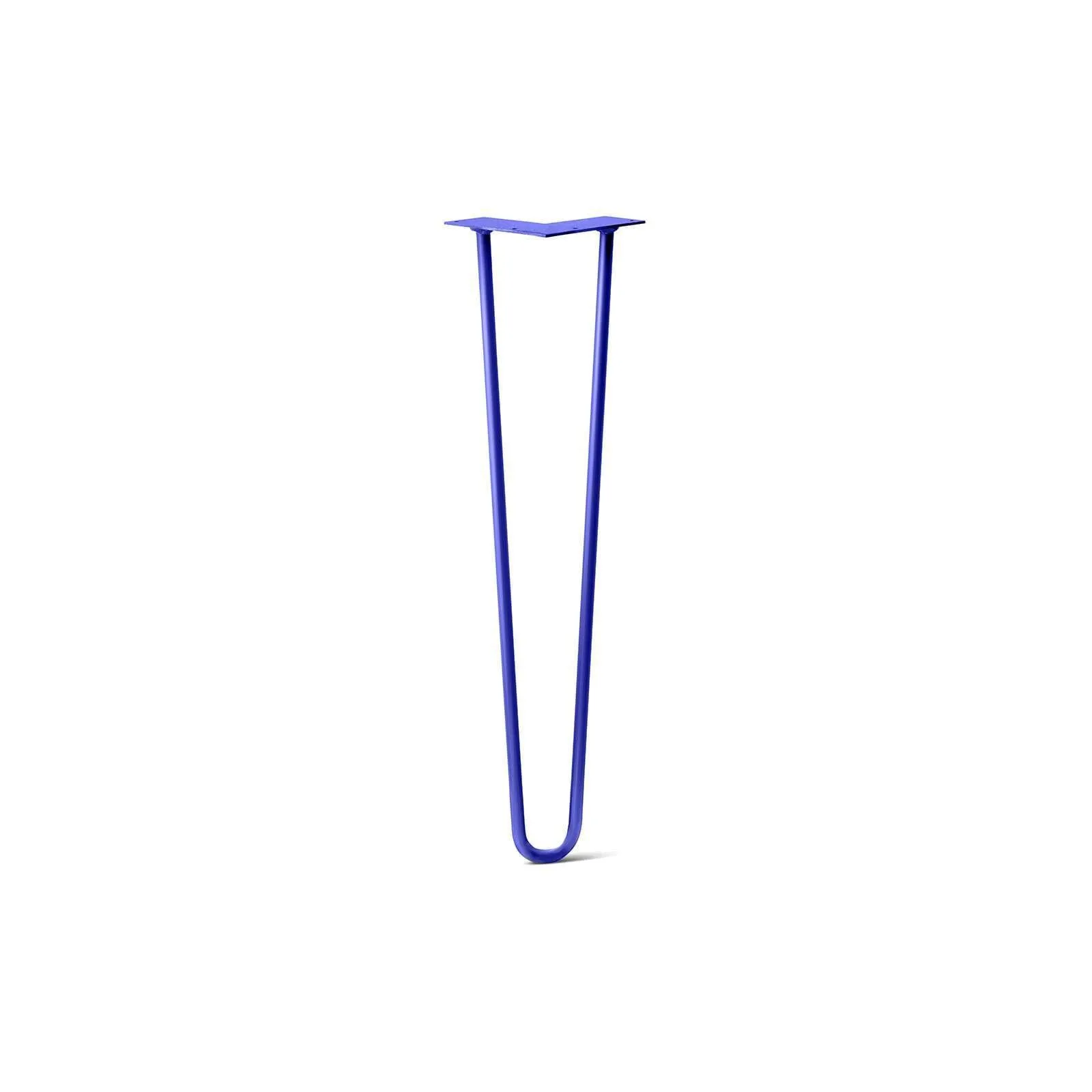 Hairpin Leg (Sold Separately), 2-Rod Design - Blue Powder Coated Finish