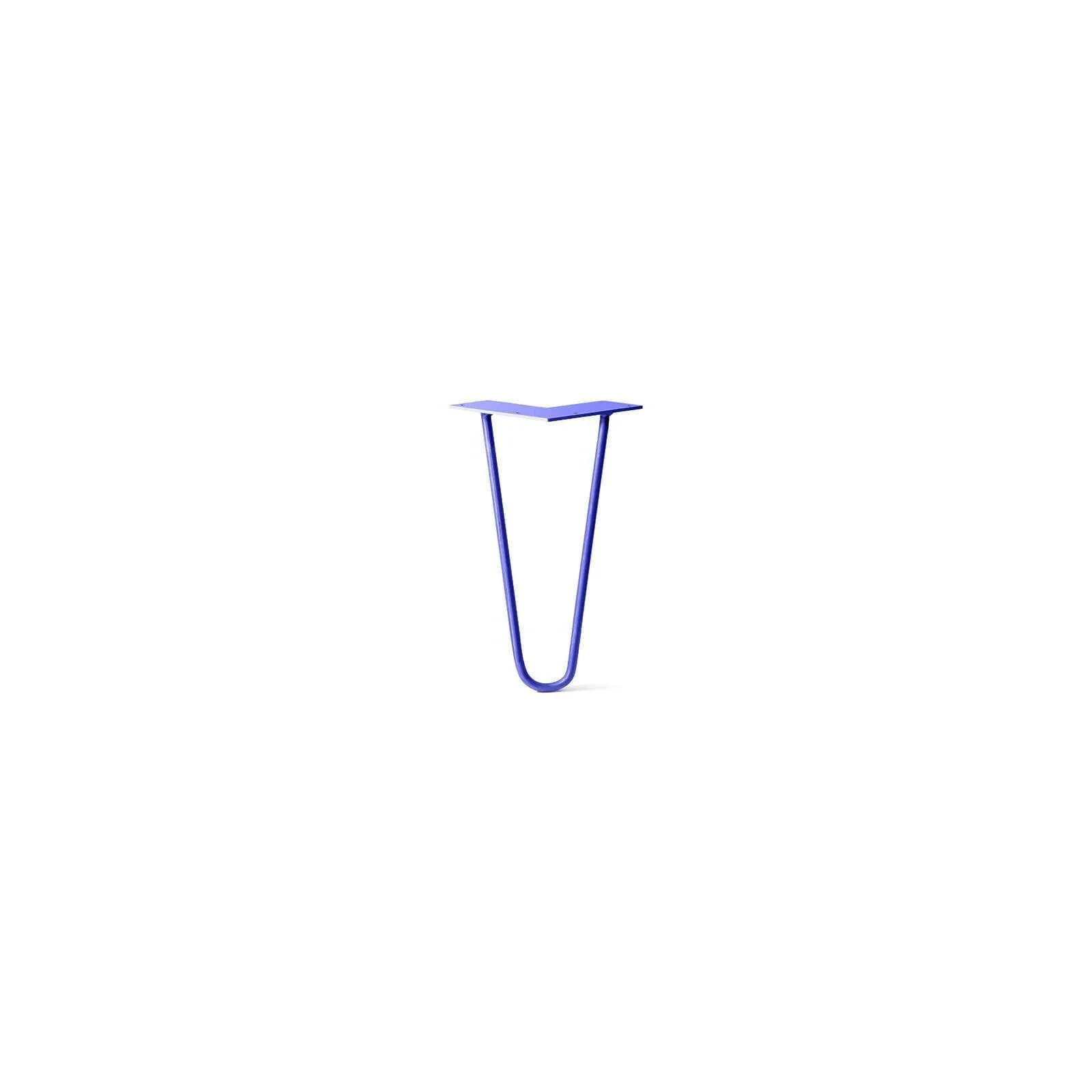 Hairpin Leg (Sold Separately), 2-Rod Design - Blue Powder Coated Finish