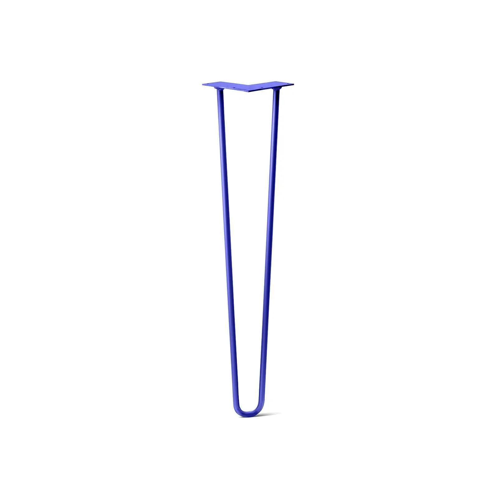 Hairpin Leg (Sold Separately), 2-Rod Design - Blue Powder Coated Finish