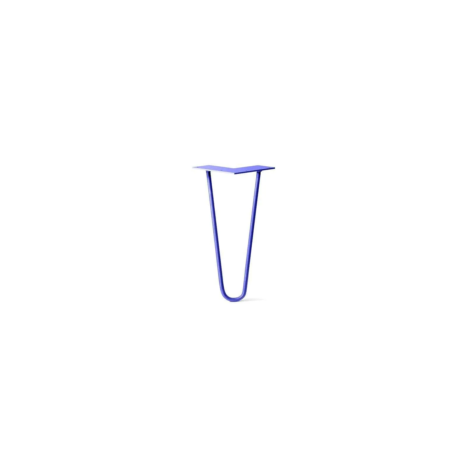 Hairpin Leg (Sold Separately), 2-Rod Design - Blue Powder Coated Finish