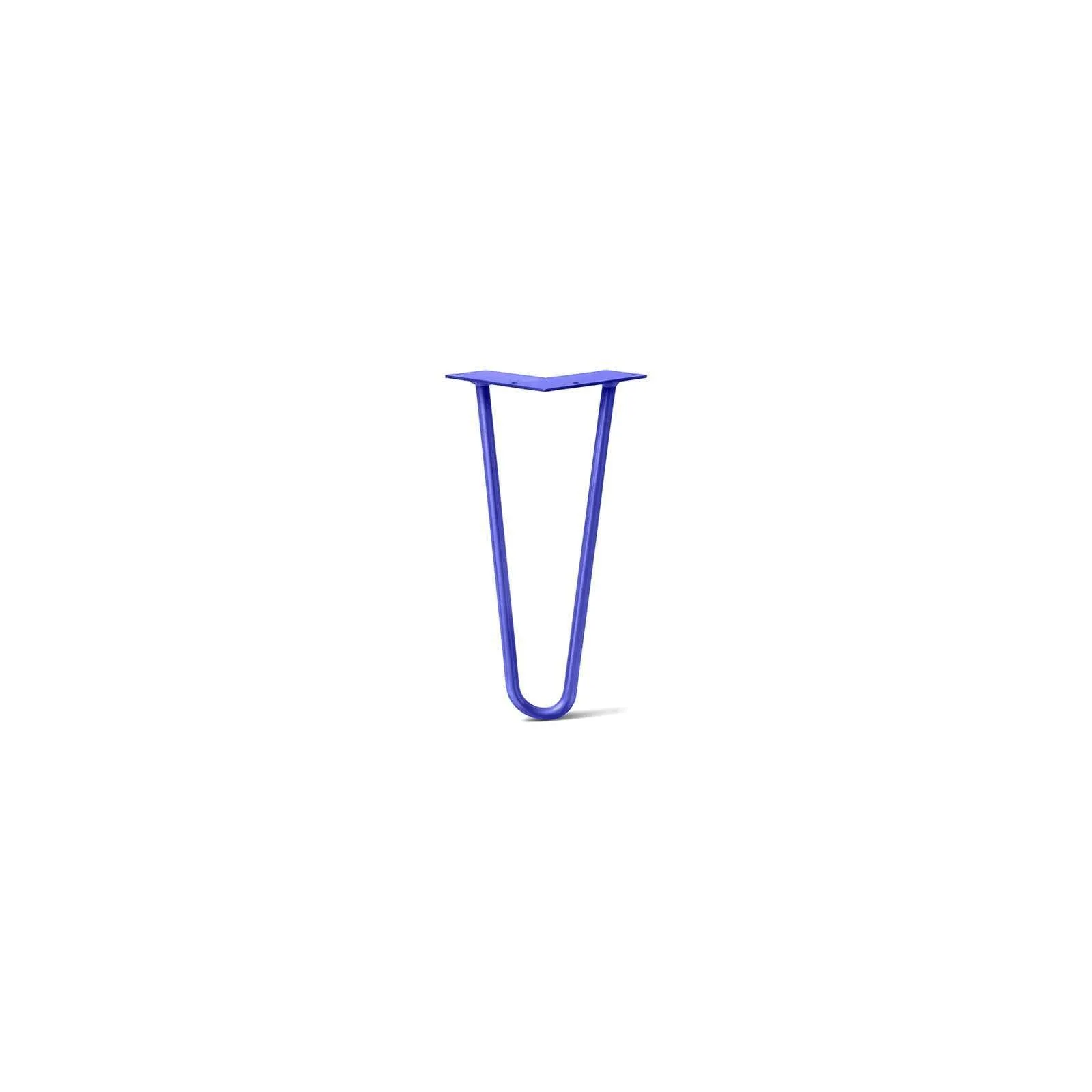 Hairpin Leg (Sold Separately), 2-Rod Design - Blue Powder Coated Finish