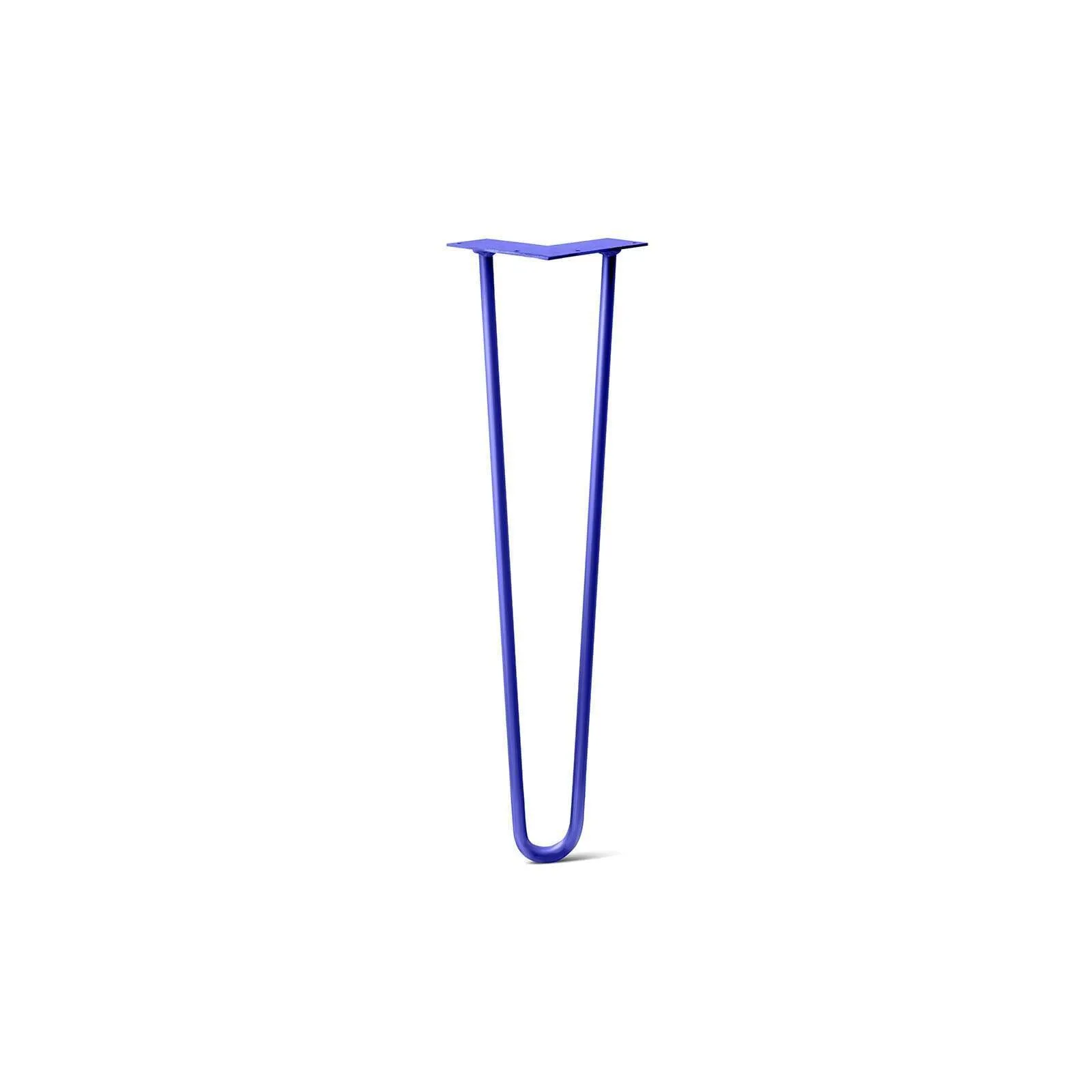 Hairpin Leg (Sold Separately), 2-Rod Design - Blue Powder Coated Finish
