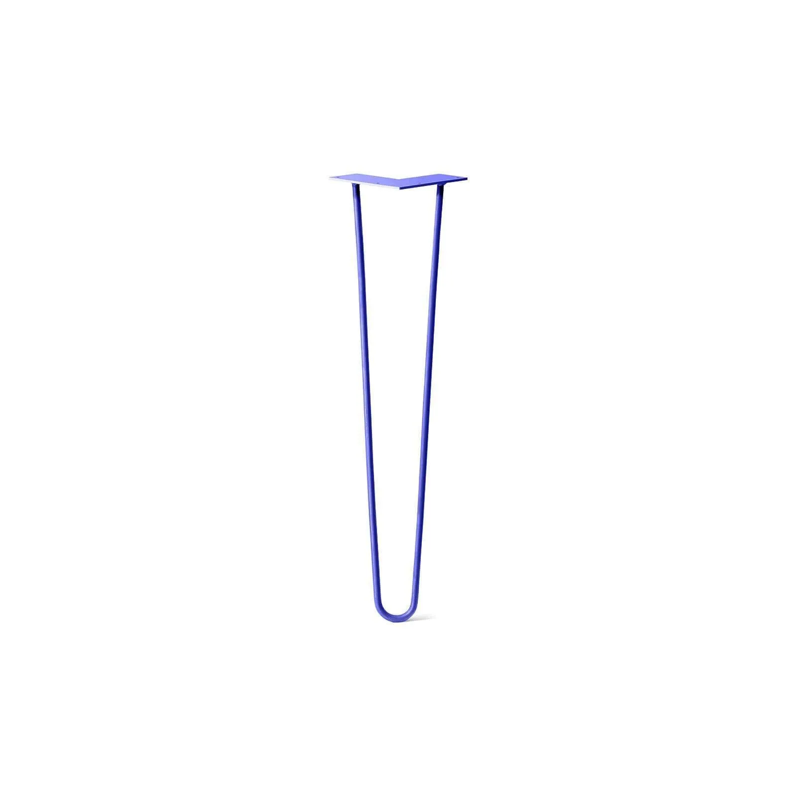 Hairpin Leg (Sold Separately), 2-Rod Design - Blue Powder Coated Finish
