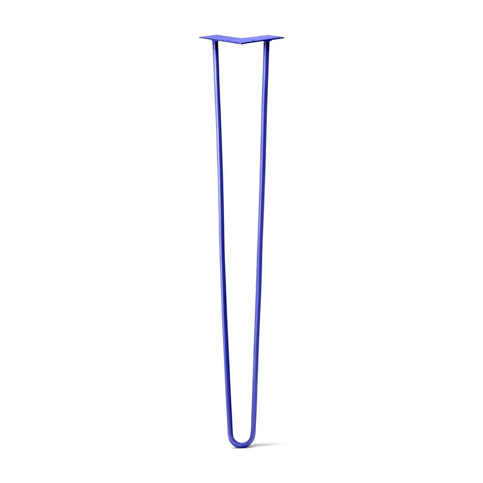Hairpin Leg (Sold Separately), 2-Rod Design - Blue Powder Coated Finish
