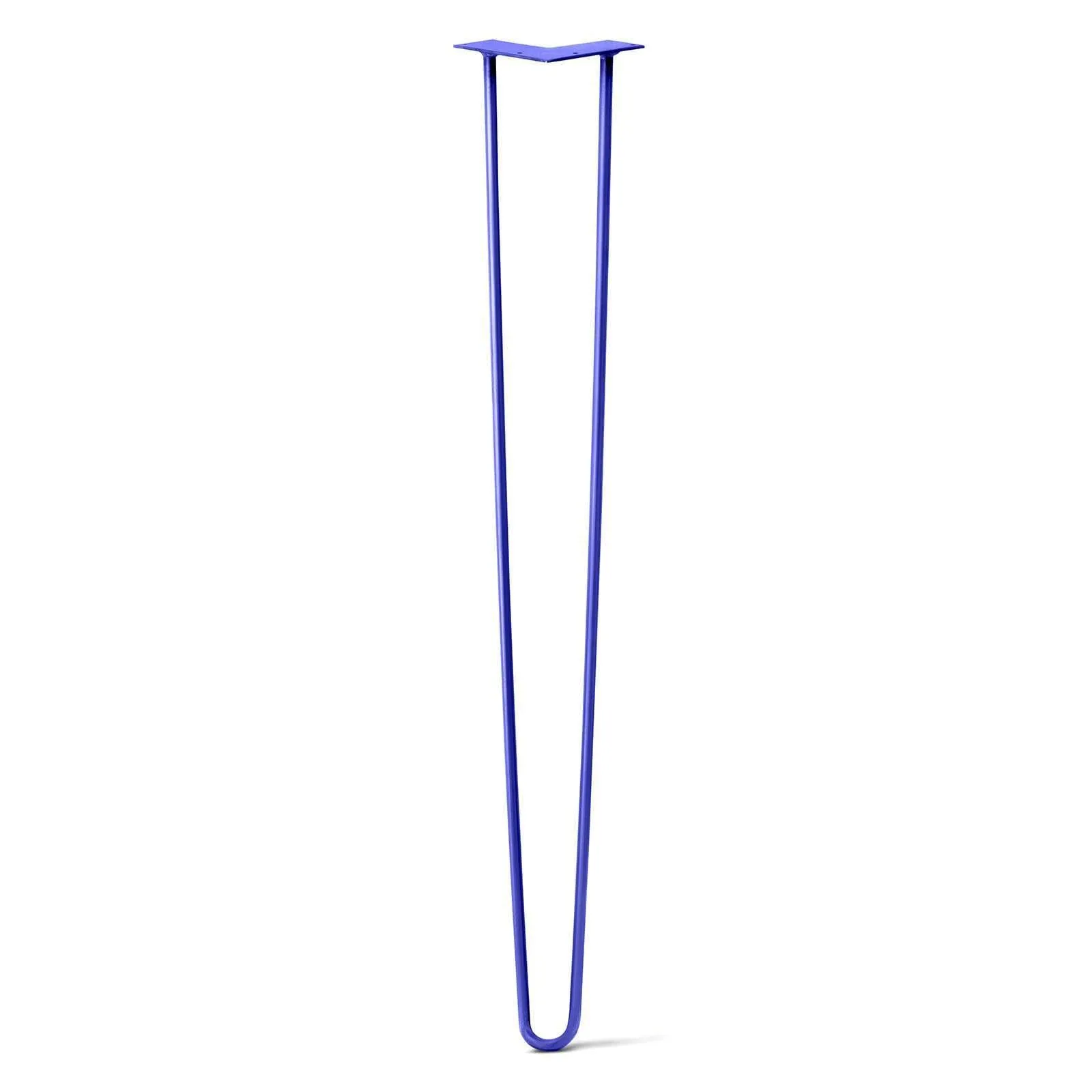 Hairpin Leg (Sold Separately), 2-Rod Design - Blue Powder Coated Finish