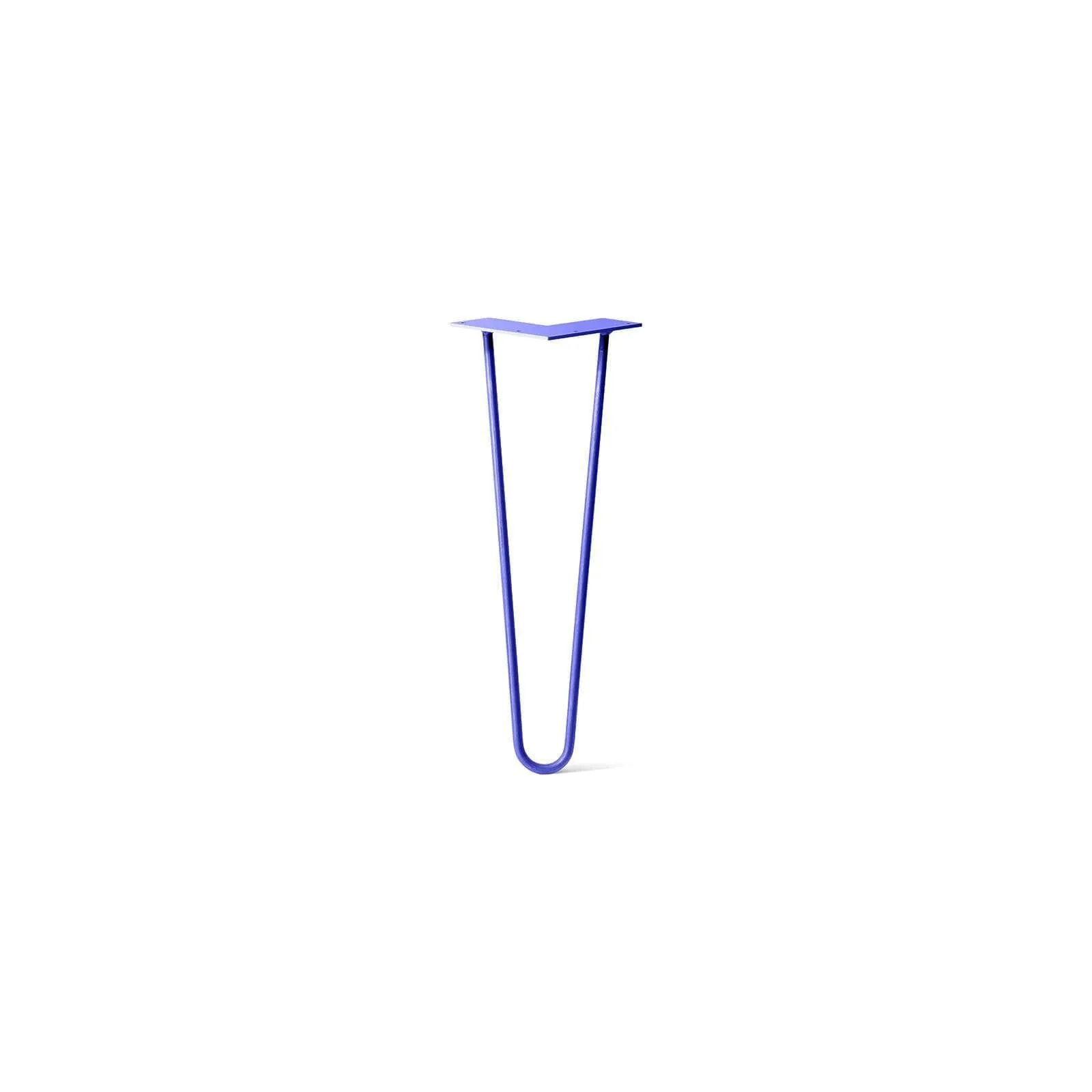 Hairpin Leg (Sold Separately), 2-Rod Design - Blue Powder Coated Finish