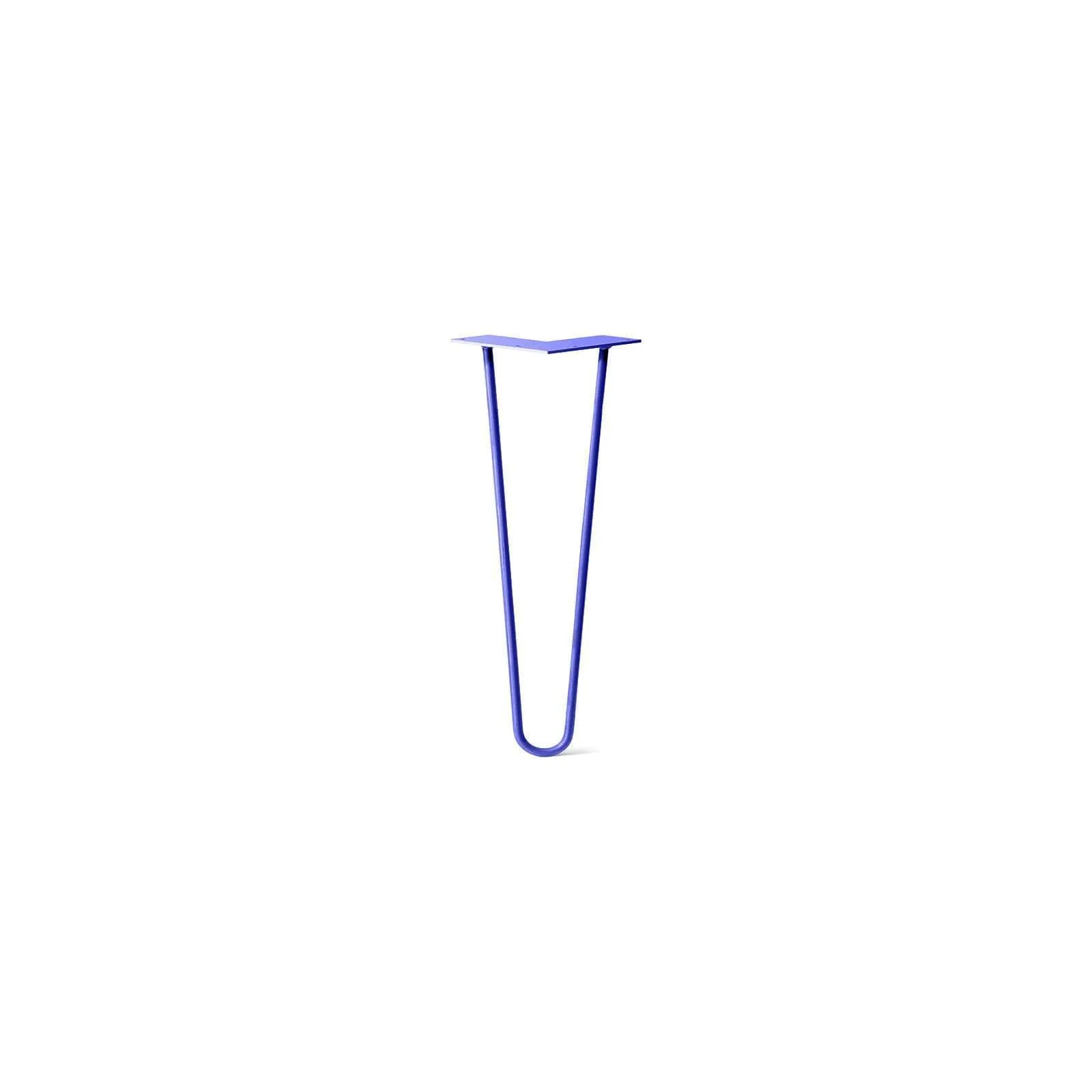 Hairpin Leg (Sold Separately), 2-Rod Design - Blue Powder Coated Finish